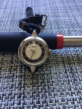 Rare Vintage Smiths 5 Jewel Mechanicle Windup Watch In Good