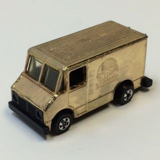 Vtg‼ Rare‼ 1976 Hot Wheels Medic Van 2519 20th Anniversary Gold Chrome • Euc‼