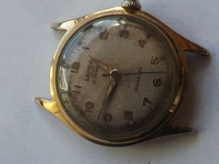 A Vintage Gents Stainless Steel Cased Mid Size /gents Lanco Sport Watch