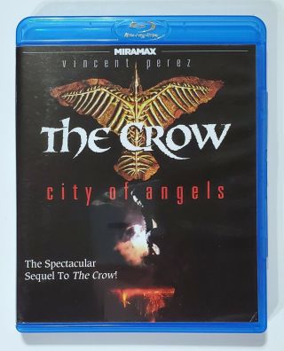 The Crow: City Of Angels Blu - Ray Rare Oop Like
