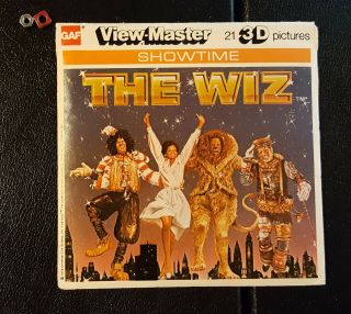 Rare The Wiz Michael Jackson Diana Ross Vintage View - Master Reel Pack W/booklet