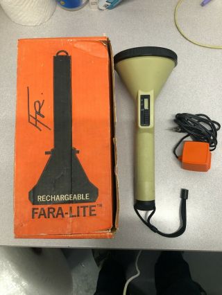 Vintage Fara - Lite Farallon Industries Usa Scuba Diving Flashlight Rare