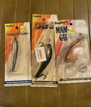 Bagley Lures (3) Bang O Lure Mama Cat Db3 In Package