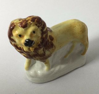 Antique Rare Staffordshire Lion Figurine