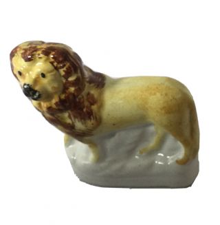 Antique Rare Staffordshire Lion Figurine 2