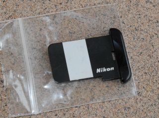 Rare Nikon Memo Plate For F2 And F3 Data Mf - 10 Mf - 11 Mf - 17
