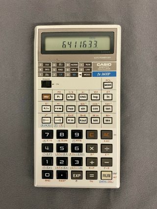 Rare Vintage Casio Fx - 3600p Scientific Calculator Satisfaction Guaranteed Look