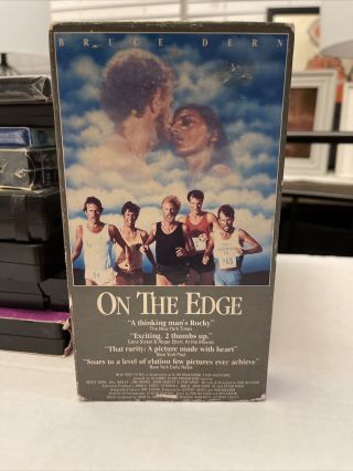 On The Edge 1985 Rare Oop Lightning Video Vhs Rare Oop Bruce Dern