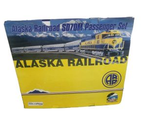 Mth 20 - 2290 - 1 Alaska Railroad Sd70m Passenger Set Ps 2.  0 Very Rare Look