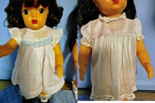 2 Vintage Dresses & 2 Full Slips For Terri Lee & Similar Size 16 " Dolls