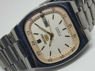 Seiko 5 Automatic Railway Time Mens Wrist Watch - 17 Jewels Cal 7009