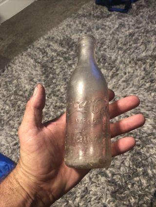 Antique Coca - Cola - Coke - Albany Georgia - Ga - Straight Side - Ss - Soda Bottle - Script