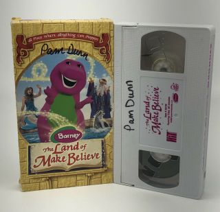 Barney The Land Of Make Believe Vhs Video Tape 2005 Rare Princess Mermaid