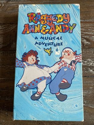 Raggedy Ann & Andy - A Musical Adventure (1992) Rare Vhs Of 1977 Animated Movie