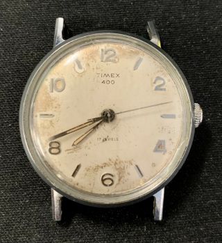Timex 400 Vintage Men’s Hand Wind Automatic Wristwatch Japan Made Please Read