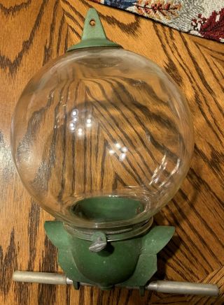 Antique Vintage Bird Feeder (?),  Glass Globe