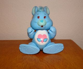 Vintage 1983 Care Bears Cousins Swift Heart Bunny Rabbit 3” Figure