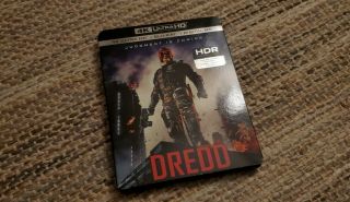 Dredd 4k Ultra Hd Blu Ray 2 Disc Set,  Rare Oop Slipcover Sleeve