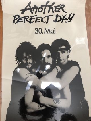 Motorhead Rare Another Perfect Day Iron Fist 30.  Mai Vintage Poster