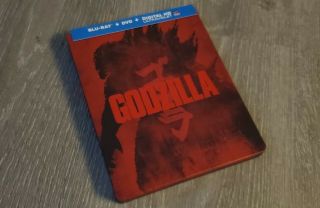 Godzilla (2014) Steelbook W Rare Slipcover Bluray,  Dvd,  No Digital