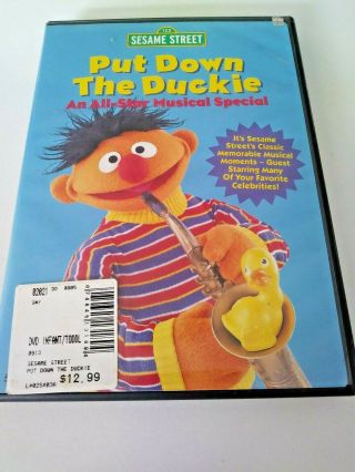 Sesame Street - Put Down The Duckie (dvd,  2003) Rare Star - Studded Celebration