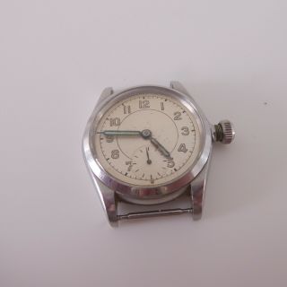 Stainless steel Gents Rolex trench wrist watch rare antique 2
