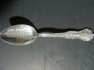 Antique 1903 Cabildo Louisiana Purchase Expo Sterling Silver Souvenir Spoon