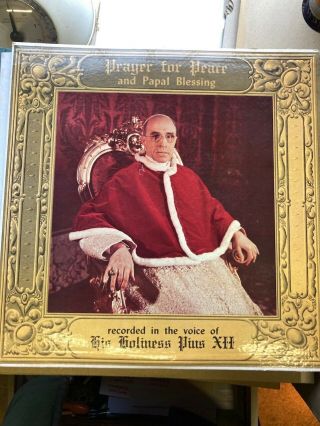 Rare And Historic Recording Of Pope Pius Xii Rca 78