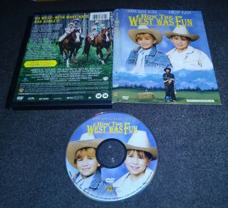 1994 How The West Was Fun Dvd Mary Kate & Ashley Olsen Twins Htf Rare Oop