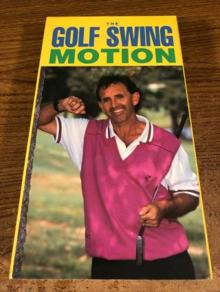 The Golf Swing Motion Vhs Movie Vcr Video Tape Arnie Frankel Rare
