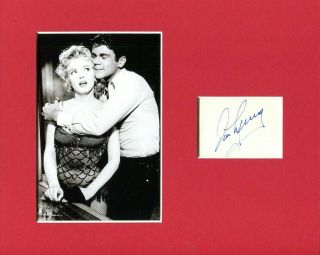 Don Murray Bus Stop Rare Signed Autograph Photo Display With Marilyn Monroe