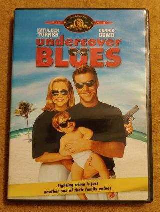 Undercover Blues Dvd Rare Oop Out Of Print Kathleen Turner Dennis Quaid