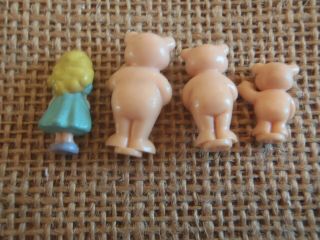 Vintage My Little Fairy Tales Goldilocks and the Three Bears Figures Set 2