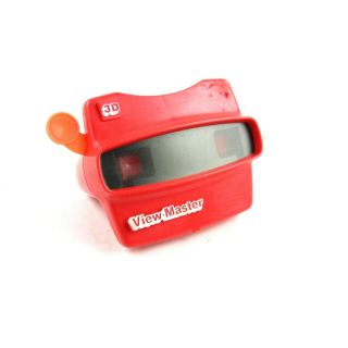 Classic Viewmaster 3d Red View - Master Viewer Toy Tyco Toys Inc Rare Collectible