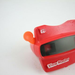 Classic Viewmaster 3D Red View - Master Viewer Toy Tyco Toys Inc Rare Collectible 2