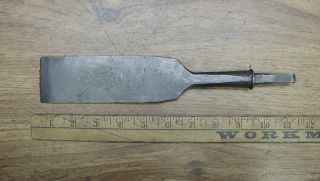 Antique Unbranded 2 " X 9 - 1/8 " Tang Firmer Chisel,  11 " Oal,  No Handle Incl. ,  Chipped