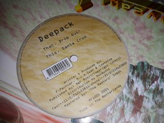 Deepack - Drop Out / Santa Cruz - Rare Classic Hard Trance Vinyl 2