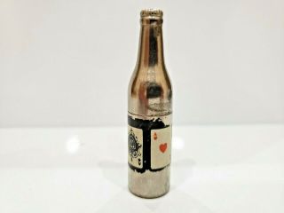 Vintage Kem Inc.  Rare Beer Bottle " 4 Aces " Lighter 884.  27