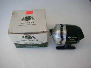 Vintage Ideal Model 4473 Spin Casting Fishing Reel W/box Nos