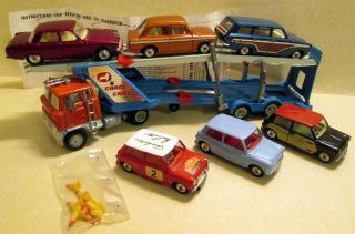 Corgi Toys,  Gift Set 48,  Ford Car Transporter & 6 Cars,  rare 5