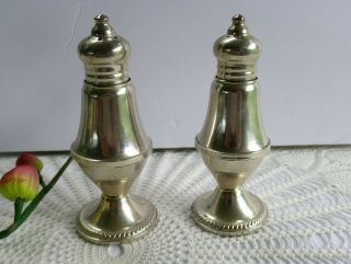 Vintage Duchin Creation Sterling Silver Weighted Salt Pepper Shakers