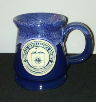 Cia Central Intelligence Agency Mug / Deneen Pottery Hand Thrown Authentic Rare
