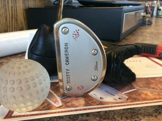 Scotty Cameron Circle T Red X Putter - Sss - - Circle T Hc & Band - Very Rare