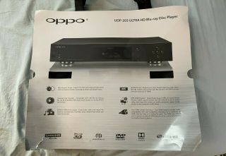 Oppo UDP - 203 4K Ultra HD Blu - ray Disc Player w/ Remote,  Bag,  RARE 6