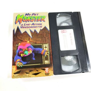 My Pet Monster A Live Action Videocassette Vhs Tape Hi - Tops Video Rare 1986