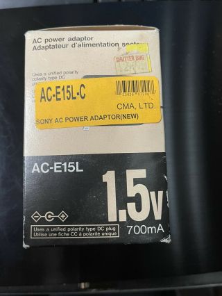 Sony Ac - E15l Power Adapter Rare