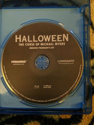 Halloween The Curse of Michael Myers Blu Ray With Rare Slipcover 3