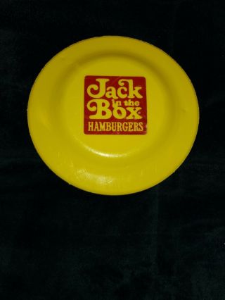 Rare Vintage 1970s Jack In The Box Frisbee