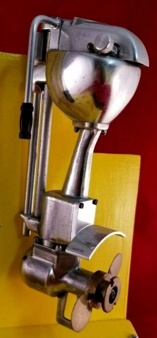 Rare Clarke Troller Toy Outboard Motor Single Cylinder Gas Model RC not K&O 2