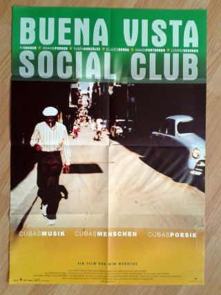 Musica Cubana: Rare German 1 - Sheet 1999 Wim Wenders Buena Vista Social Club